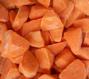 Volle Nahrung enthielten gefrorenen gewürfelten Karotten-Frischgemüse-gefrorenen Prozessfluß