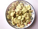 Wasabi-überzogene Puffbohne-Chips, die Imbisse mit reinem Halal braten