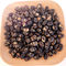Gebratene schwarzes Bean-Imbisse mit dem reinen Systemtest, der vollen Nahrungs-strengen Vegetarier verarbeitet
