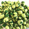 Wasabi-Aroma-Fried Coated Green Peas Snack-Nahrungsmittel des populären Großhandelsstrengen vegetariers gelbe