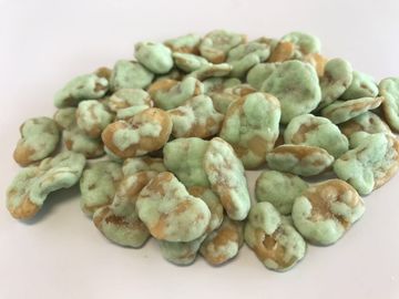 Überzogener Wasabi gebratene gesalzte Puffbohne-Nahrungsmittelvitamine enthalten für Kinder