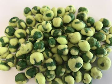 Wasabi-Aroma-Mehl beschichtete gebratene grüne Erbsen-volle Nahrungs-knusperige Biokost