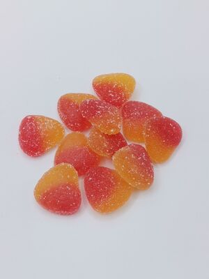 Herzförmige Fruchtkaugummi - Süß-Sauer, weiche und kauende Sojabohnen-Snacks für Partys und Geschenke
