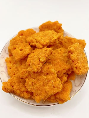 Salzige Eiersäure Trockenes Fleisch Floss Klebrige Reis Cracker Mischung Reich und weich Aroma Knisperndes Reis Braten Reis Kruste Guoba