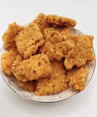 Salzige Eiersäure Trockenes Fleisch Floss Klebrige Reis Cracker Mischung Reich und weich Aroma Knisperndes Reis Braten Reis Kruste Guoba