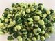 Wasabi-Aroma-Mehl beschichtete gebratene grüne Erbsen-volle Nahrungs-knusperige Biokost