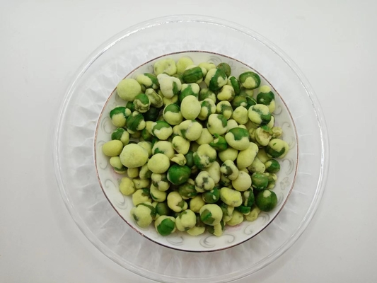 Wasabi geröstete grüne Erbsen