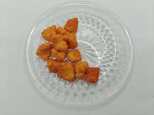 Schneckenförmige geschwollene Snacks