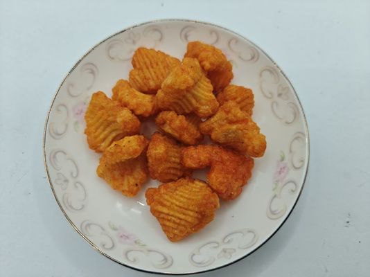 Schneckenförmige geschwollene Snacks