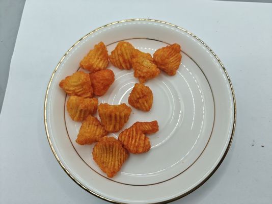 Schneckenförmige geschwollene Snacks