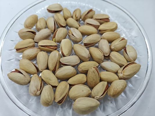 Stillen Sie Gelüste Geröstete Salz Pistazien mit Schale Kostenlose Probe