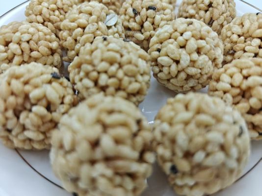 Proteinreiche, nussige Reisbällchen, Großverpackung