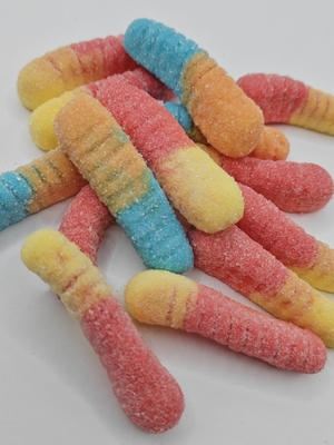 Individuelle Caterpillar Weichbonbons 20g*20 Stück, Verpackungsgröße, gesunde Gummibärchen-Fruchtsnacks für Kinder zum Naschen
