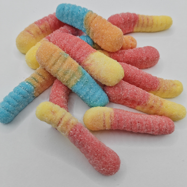 Individuelle Caterpillar Weichbonbons 20g*20 Stück, Verpackungsgröße, gesunde Gummibärchen-Fruchtsnacks für Kinder zum Naschen