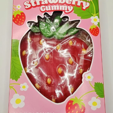 Individuell verpackte gummiartige Früchte mit riesigen und neuartigen Formen