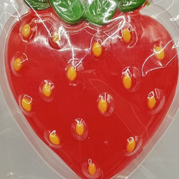 Individuell verpackte gummiartige Früchte mit riesigen und neuartigen Formen