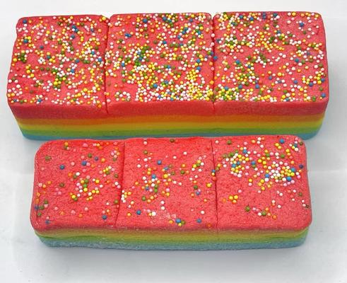 Marshmallow Dreamcake Regenbogenwirbel Extra kauend, super flauschig und zu 100% mit Zucker