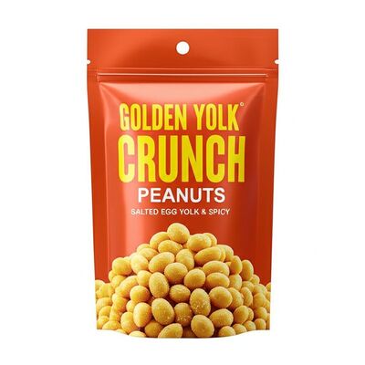 Goldene Eigelb-Crunch Erdnuss-Snack mit gesalzenem Eigelb und würzigem Geschmack in individueller OEM-Verpackung