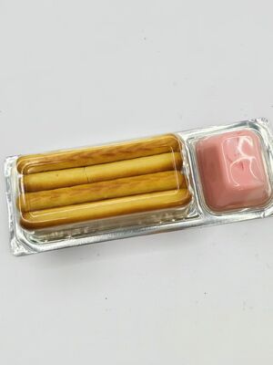 Erdbeerspitzen mit echtem Erdbeerpuree und mit Kalzium angereichertem, nicht-GVO-Kinder-Lunchbox-Leckerei