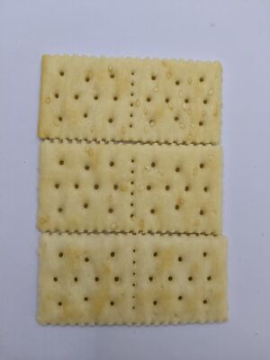Großeinkauf Sesam-Soda-Cracker ohne Zuckerzusatz - Clean-Label-Fermentgebäck mit Vollkornmehl