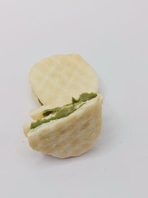 Premium-Matcha-gefüllte Reiskracker mit knackiger Textur und ausgewogenen Geschmack für Sojabohnen-Snacks
