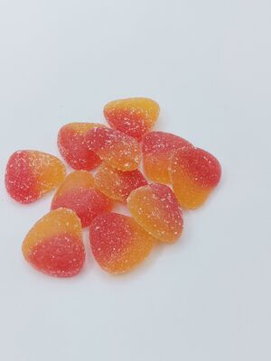 Herzförmige Fruchtkaugummi - Süß-Sauer, weiche und kauende Sojabohnen-Snacks für Partys und Geschenke