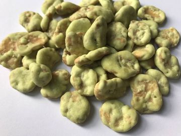 Landwirtschaftliche Feldbohne-Imbisse würzig, trockenes gebratenes Feldbohnen Wasabi-Aroma