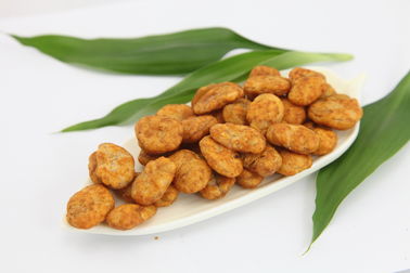 Knoblauch-würzige Puffbohnen Imbiss, gebratener Puffbohne-Nahrung COA verfügbar