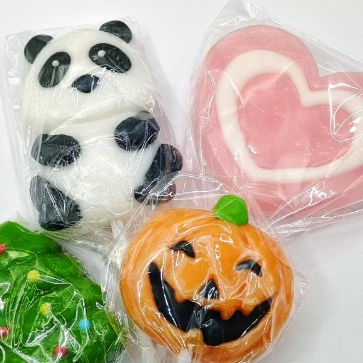 Lustige Lollipops für Kinder Einzelverpackungen