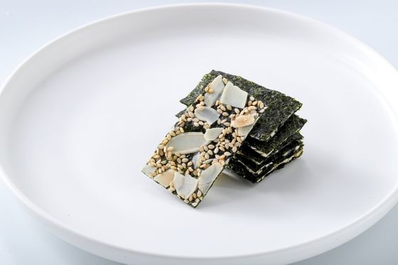 Gefüllte Algenchips 4 Geschmackskombinationen Geschmacksvolle Snacks Veganer Glutenfrei Ozean Nährstoffe