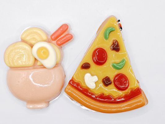Japanische Ramen Pizza geformte Gummibärchen Spaß Bento Süßigkeiten Vegan Gelatinefrei Kinderparty
