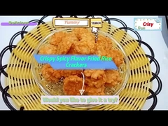 Knusprig, würzig Geschmack, gebratene Reiscrackers, Snacks